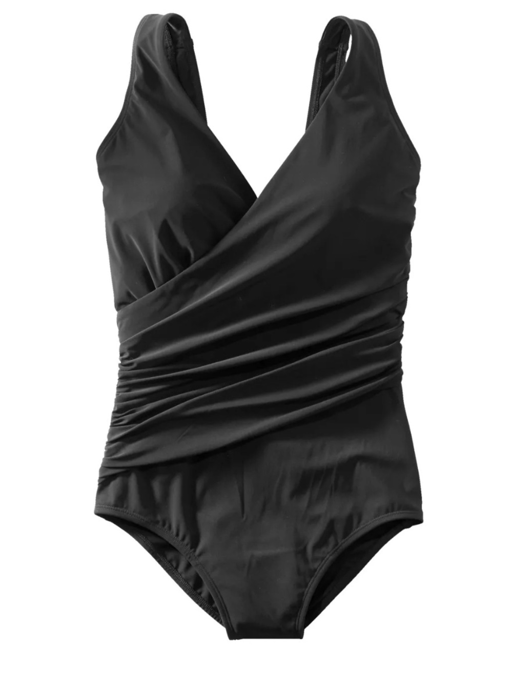 L.L. Bean Women's Shaping Swimwear Tanksuit One Piece Swimsuit Size 14 tall